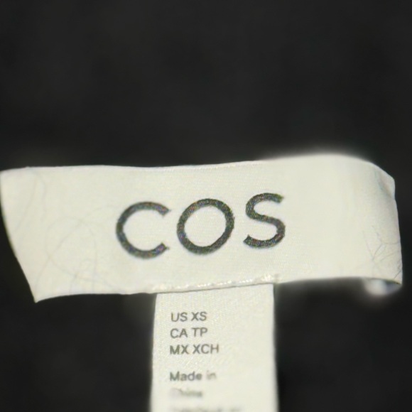 COS Mohair Wool Oversized Plaid Sweater XS V-Neck Slouchy Drop Shoulder Academia - Picture 8 of 16